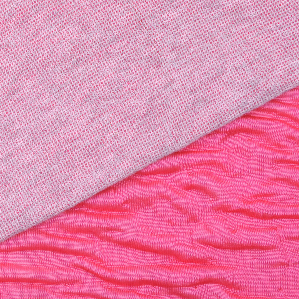 Italian Rose Pink Double-Faced Contemporary Jersey Italian Rose Pink Double-Faced Contemporary Jersey