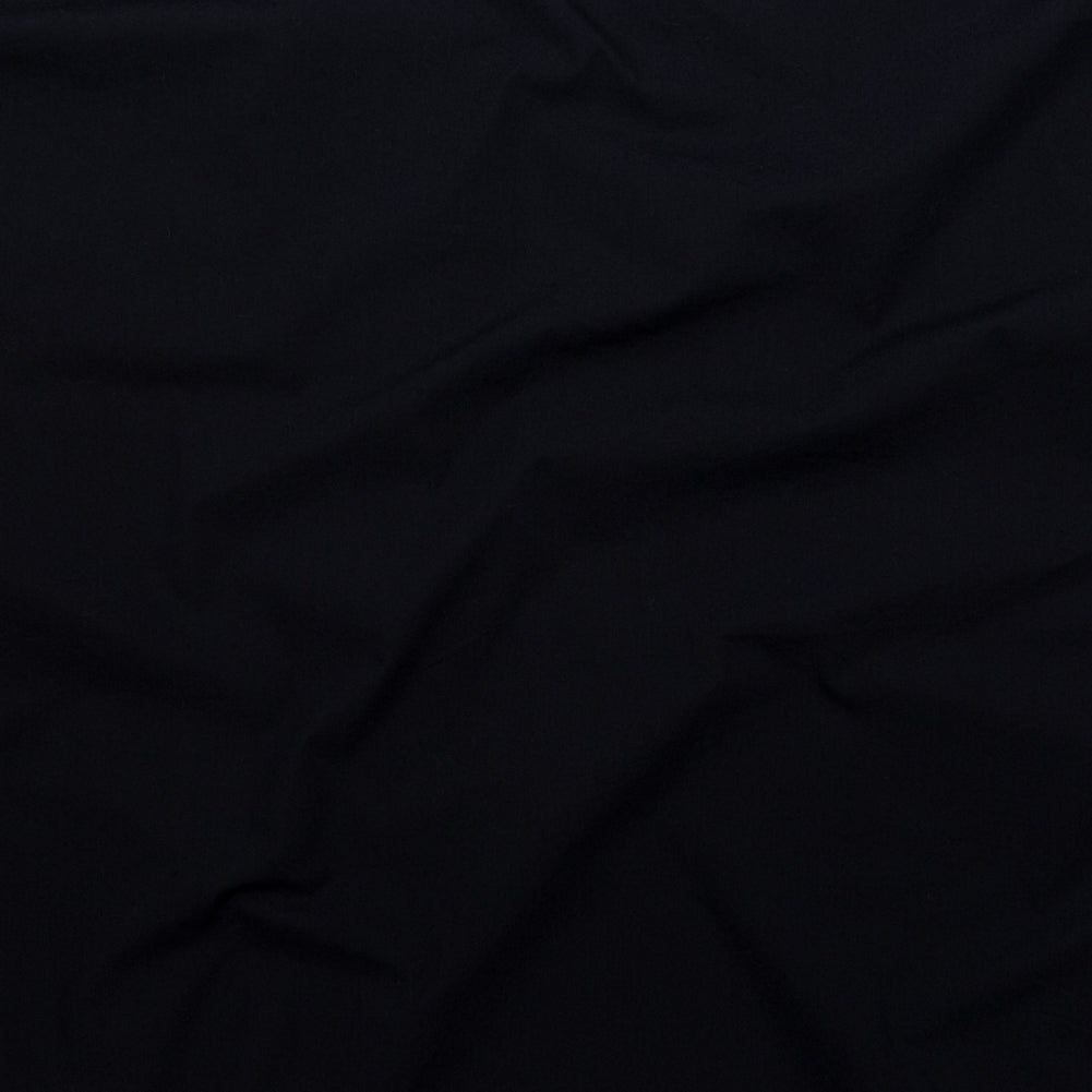 Italian Carbon Blue Cotton Poplin Italian Carbon Blue Cotton Poplin