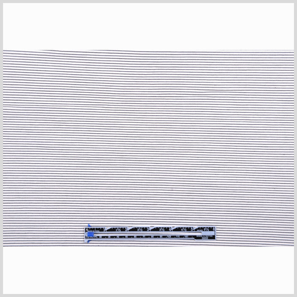 Italian Cream & Black Striped Cotton-Blend Suiting Full Italian Cream & Black Striped Cotton-Blend Suiting Full