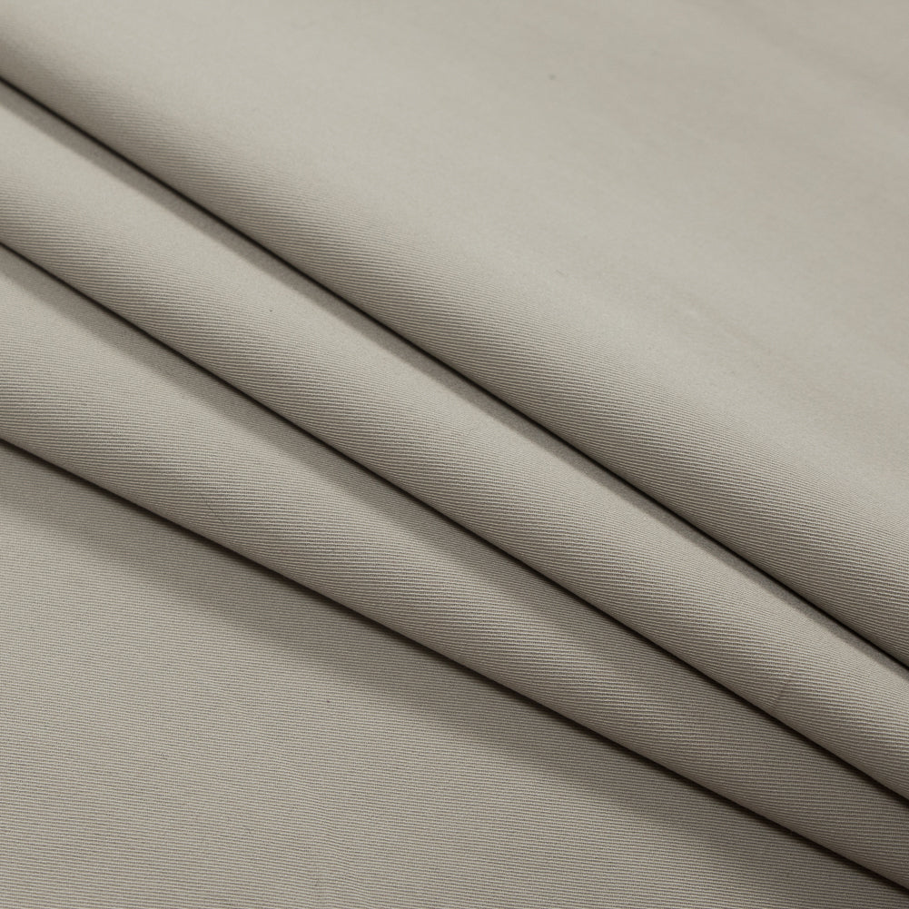 Italian Tan Stretch Cotton Twill Shirting - Folded Italian Tan Stretch Cotton Twill Shirting - Folded
