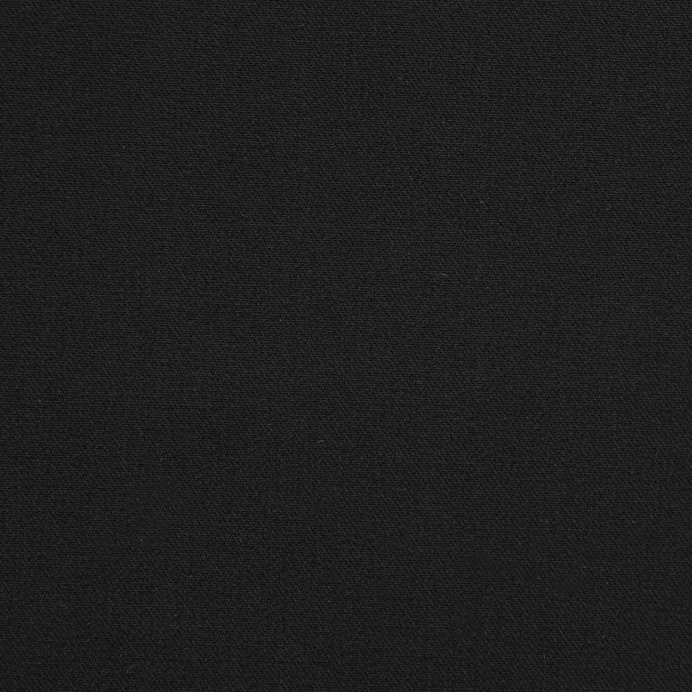 Italian Black Solid Suiting Italian Black Solid Suiting