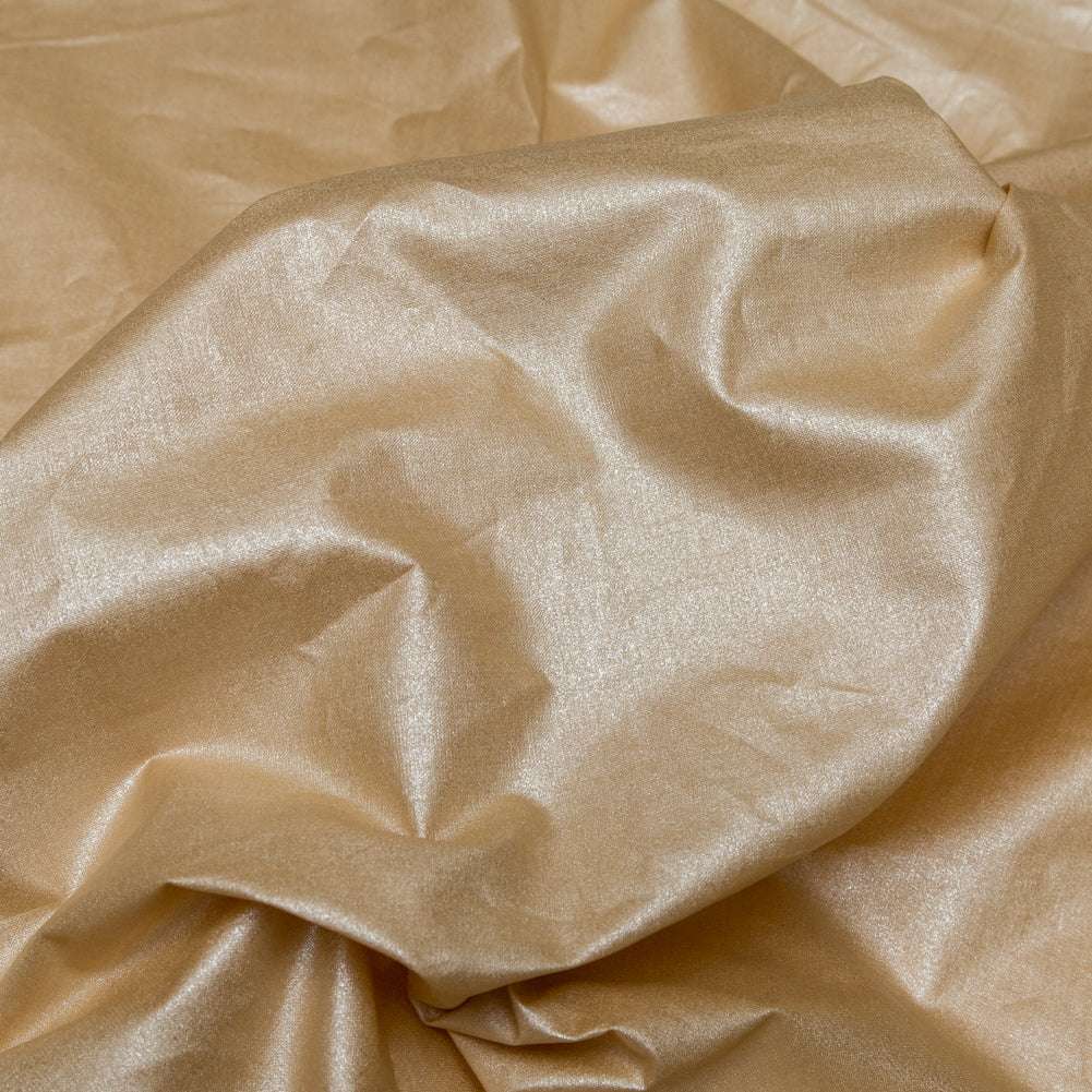 Italian Gold Solid Metallic Ramie - Detail Italian Gold Solid Metallic Ramie - Detail