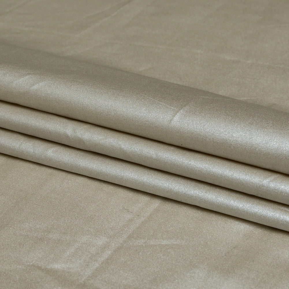 Italian Pearl Solid Metallic Ramie - Folded Italian Pearl Solid Metallic Ramie - Folded