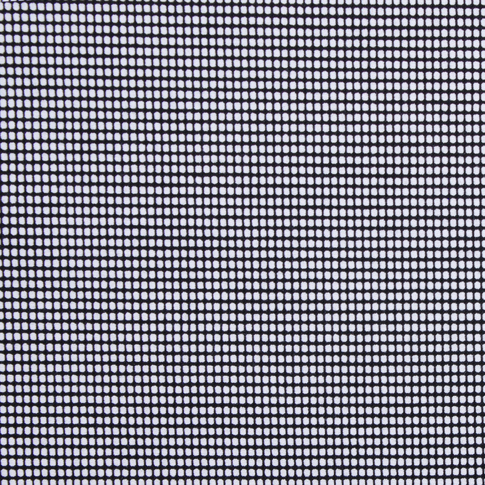 Italian Black Geometric Stretch Cotton Suiting Italian Black Geometric Stretch Cotton Suiting