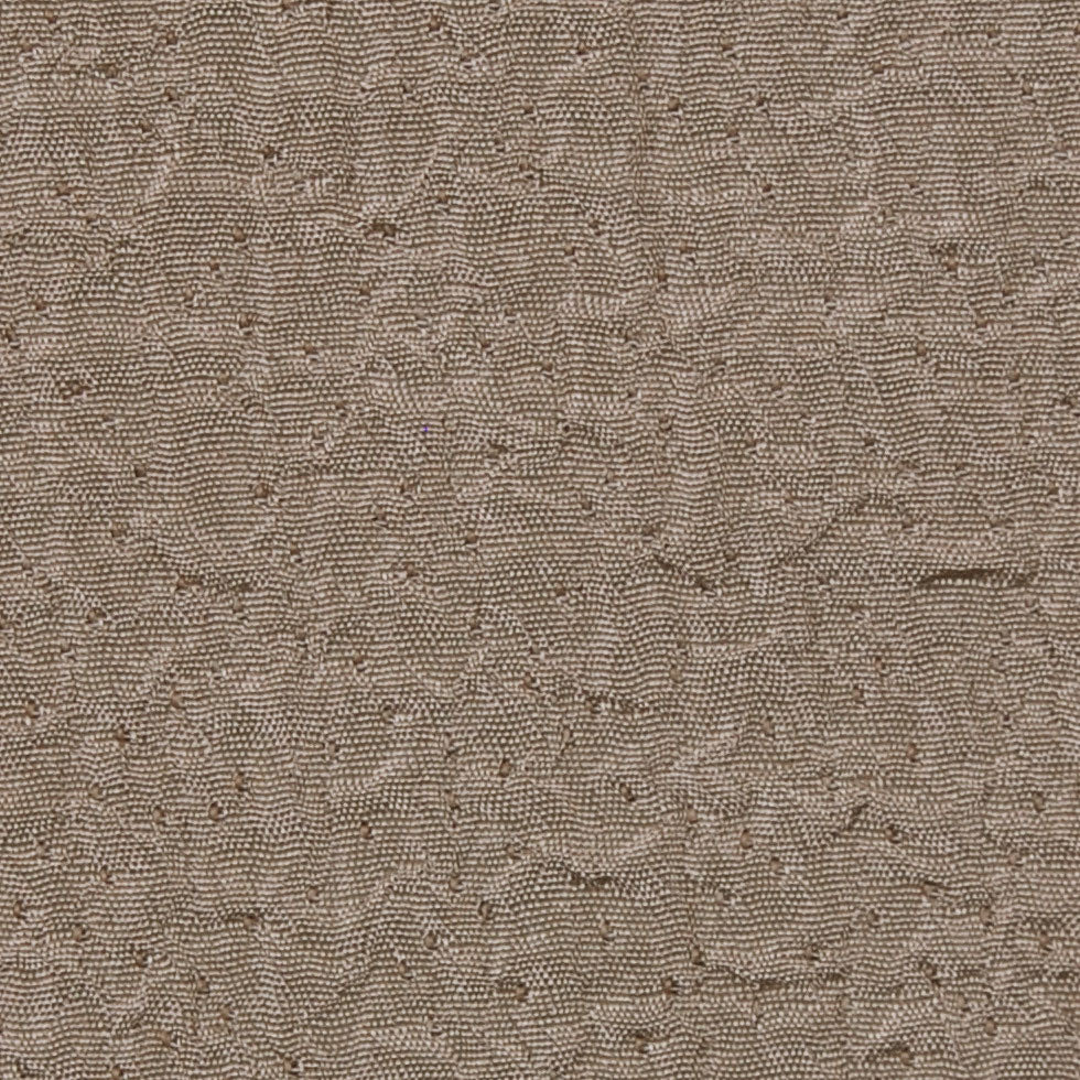 Taupe Crinkled Polyester-Rayon Woven Detail Taupe Crinkled Polyester-Rayon Woven Detail