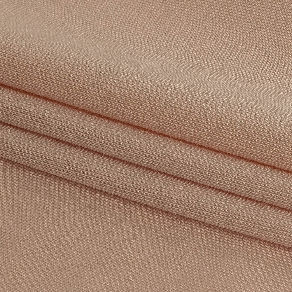Creme de Peche Rayon Stretch Jersey - Folded Creme de Peche Rayon Stretch Jersey - Folded