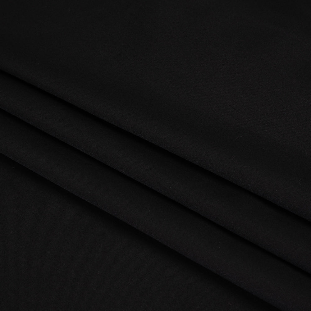 Stretch Cotton Sateen - Black - Deadstock Stretch Cotton Sateen - Black - Deadstock