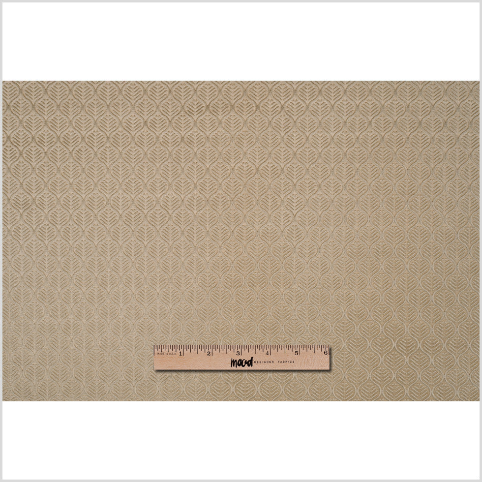 Pale Gold Geometric Cut Velvet Full Pale Gold Geometric Cut Velvet Full
