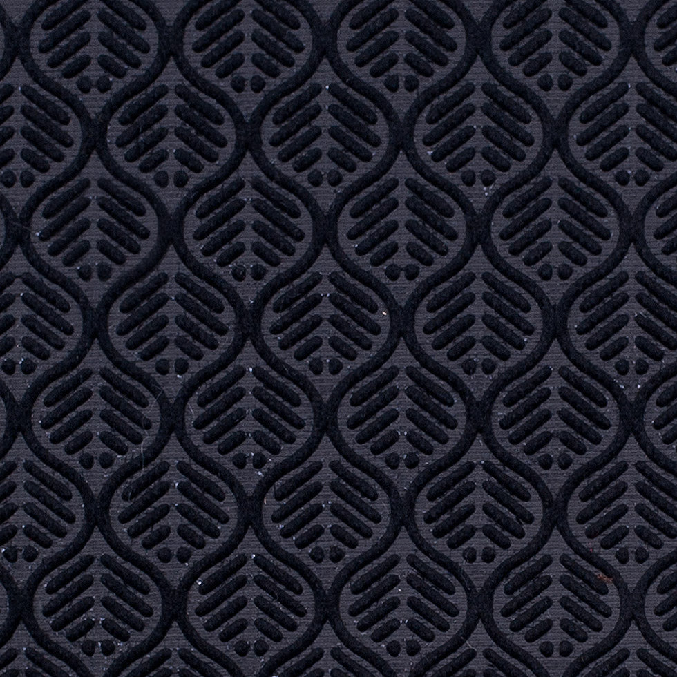 Black Geometric Cut Velvet - Detail Black Geometric Cut Velvet - Detail