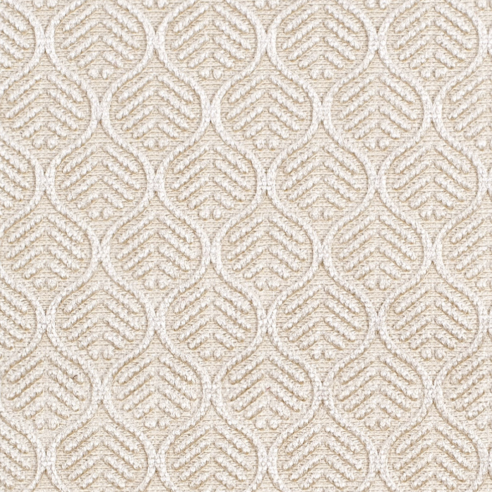 Beige Geometric Cut Velvet Detail Beige Geometric Cut Velvet Detail