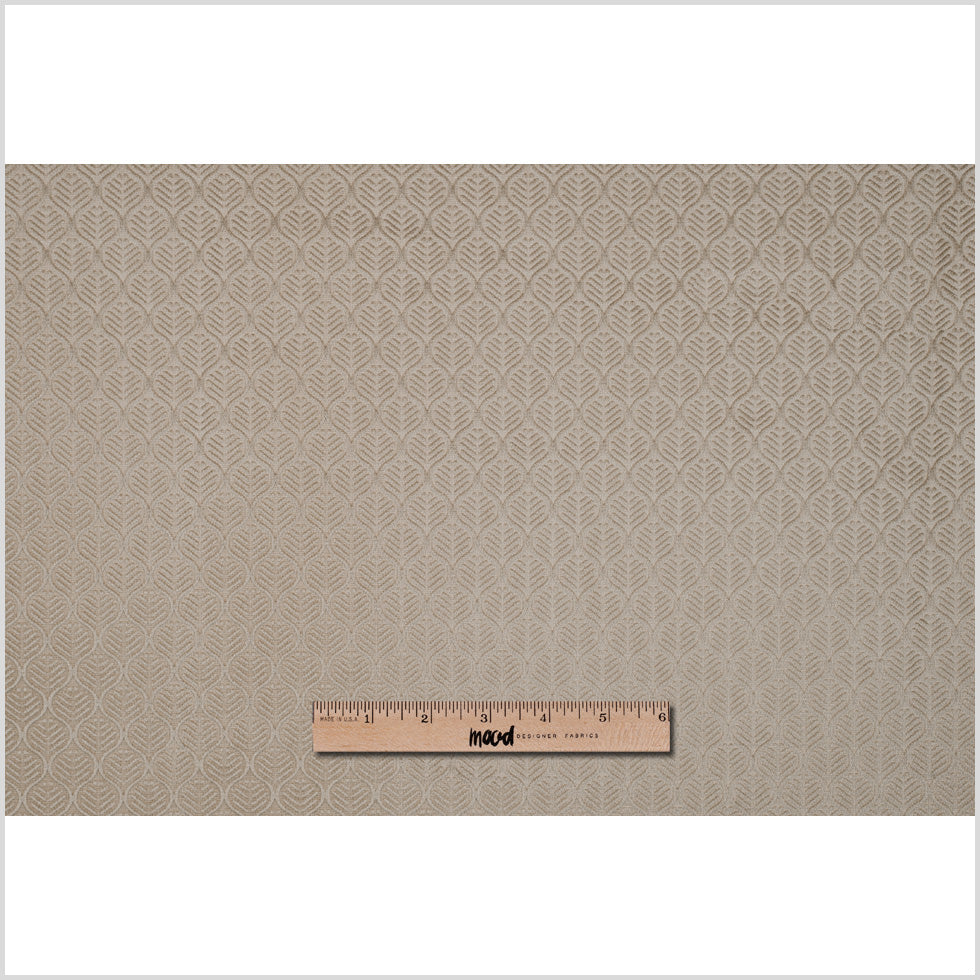 Champagne Geometric Cut Velvet - Full Champagne Geometric Cut Velvet - Full