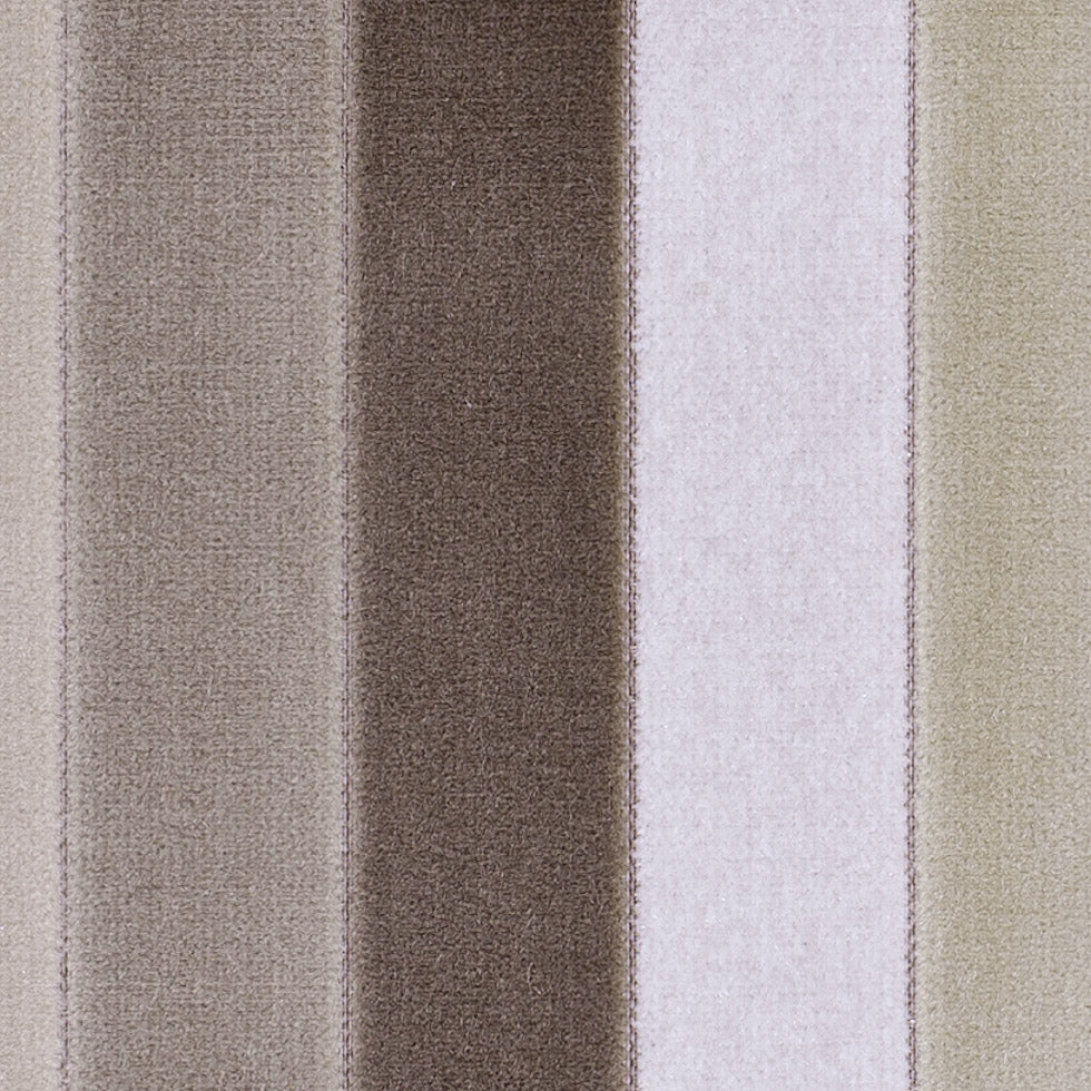 Beige Hues Striped Velvet Detail Beige Hues Striped Velvet Detail