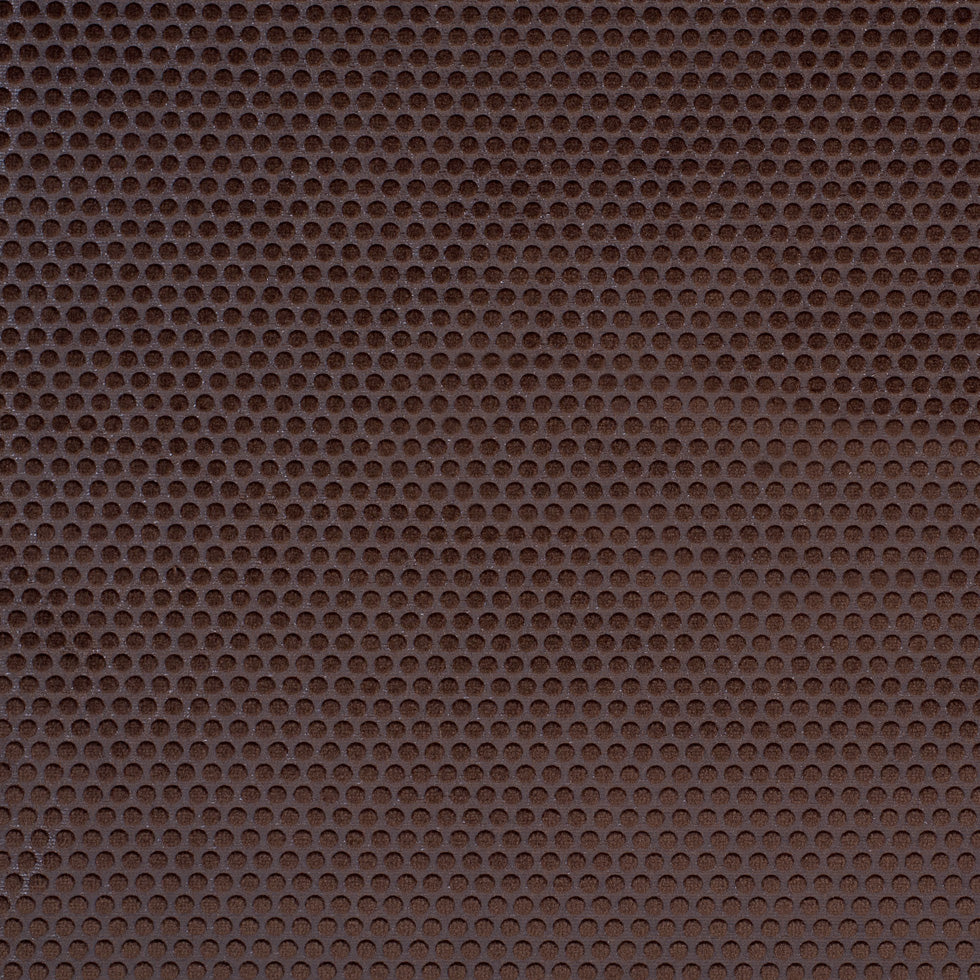 Brown Dotted Cut Velvet Brown Dotted Cut Velvet