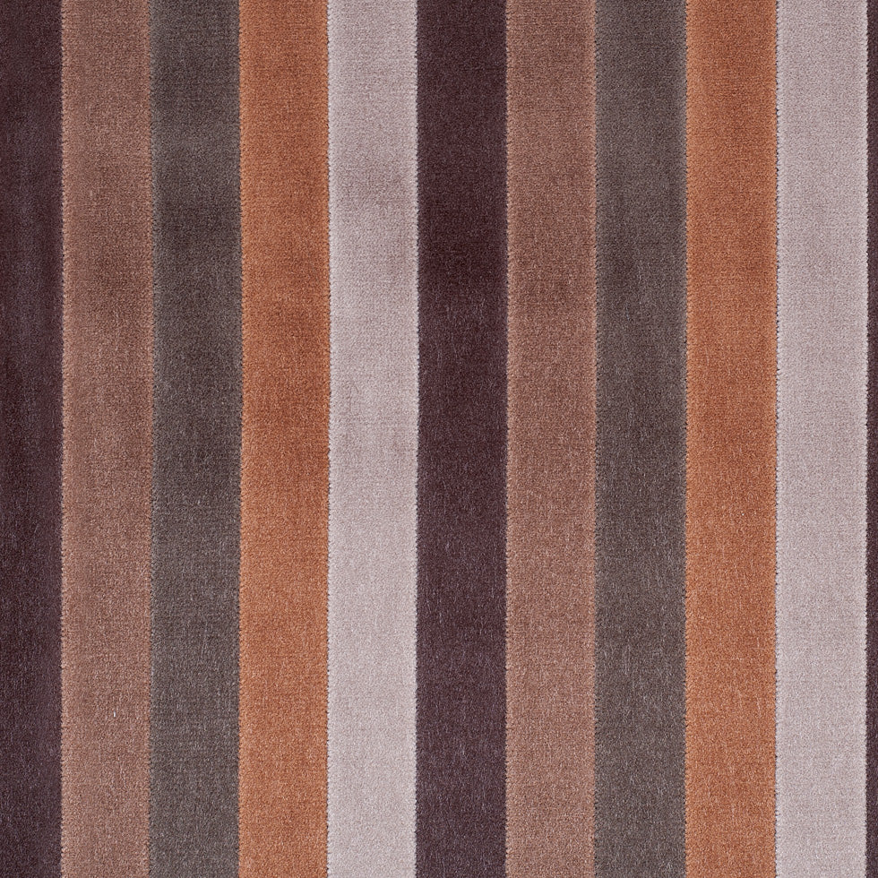 Dark Earth Tones Striped Velvet Dark Earth Tones Striped Velvet