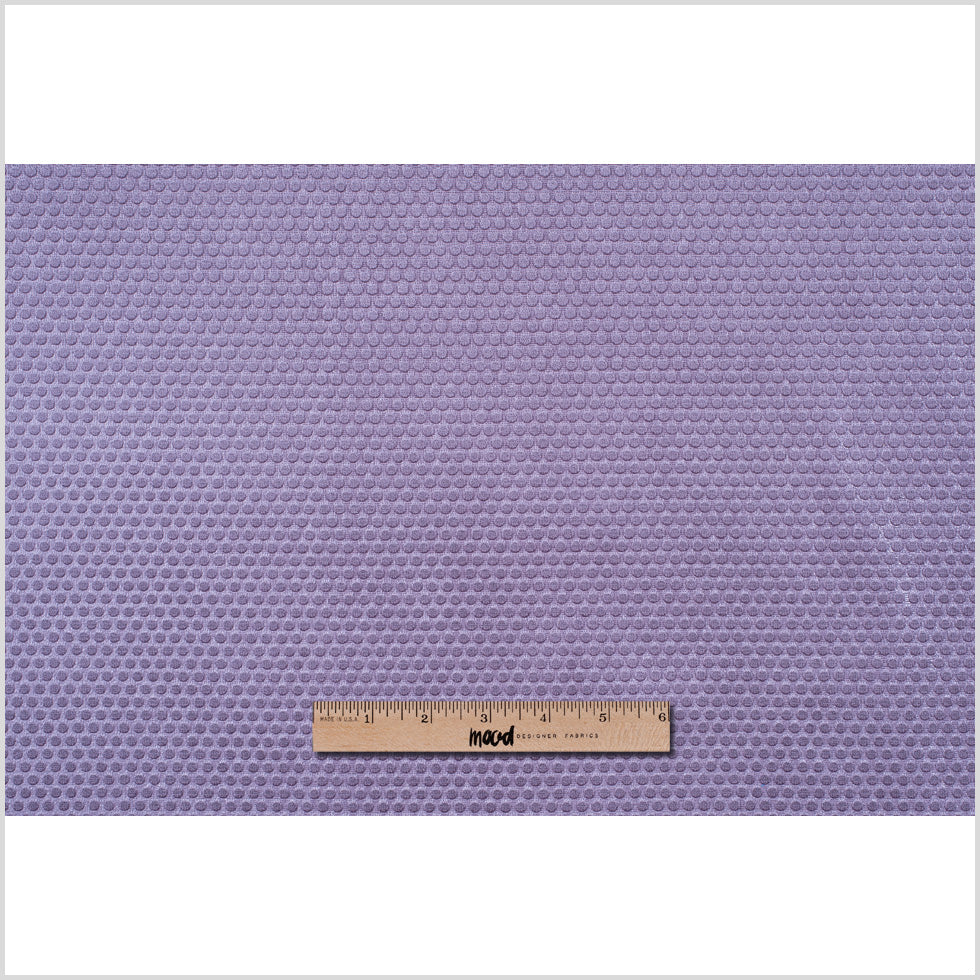 Iced Lilac Dotted Cut Velvet - Full Iced Lilac Dotted Cut Velvet - Full