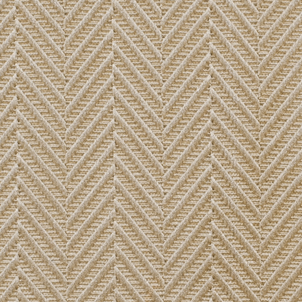 Pale Gold Herringbone Cut Velvet - Detail Pale Gold Herringbone Cut Velvet - Detail
