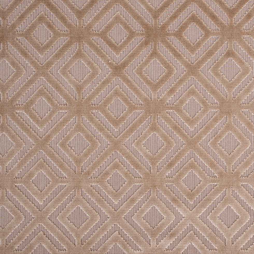 Camel Geometric Cut Velvet Camel Geometric Cut Velvet