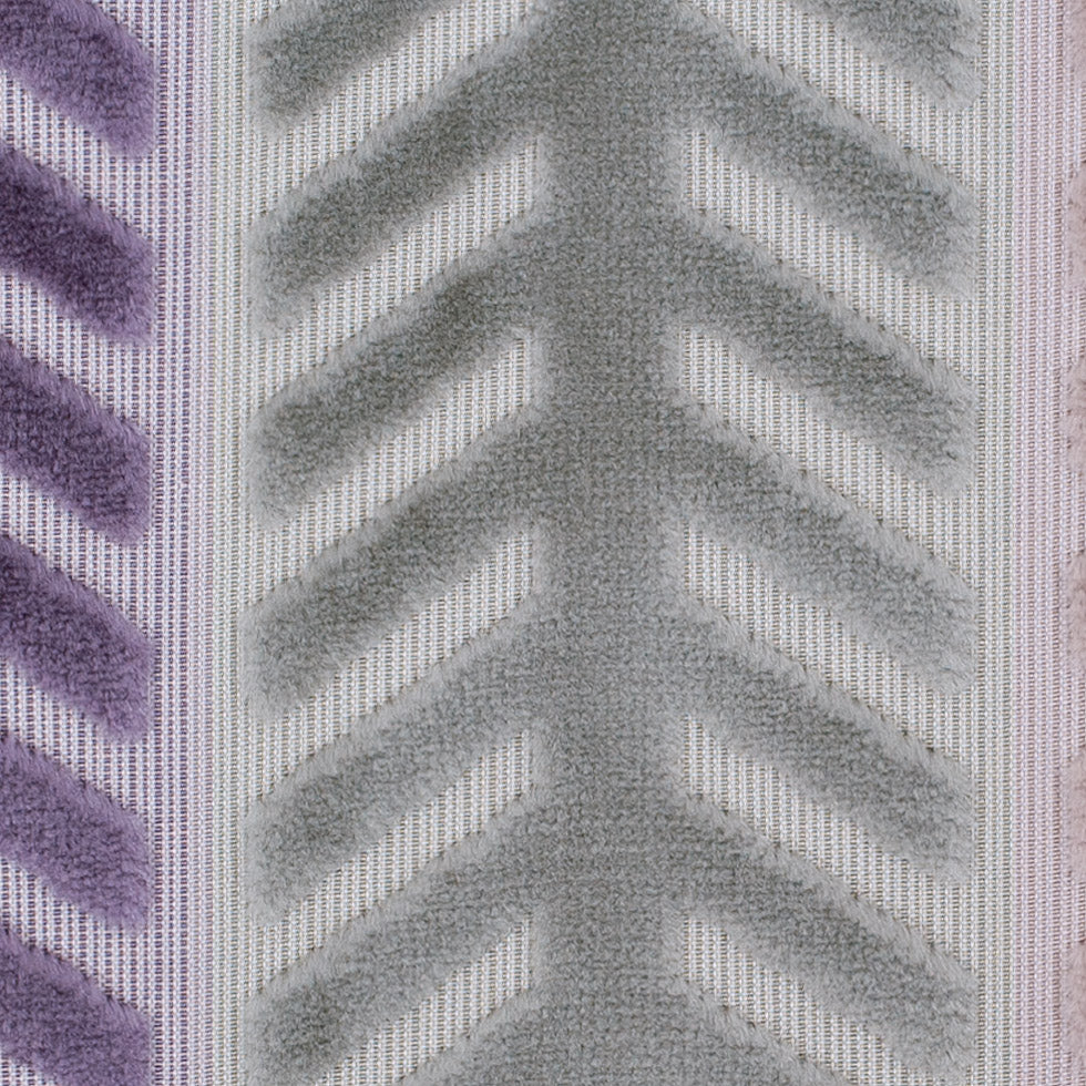 Multicolor Geometric Cut Velvet - Detail Multicolor Geometric Cut Velvet - Detail