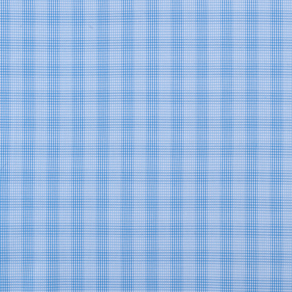 Blue Checkered Cotton Shirting Blue Checkered Cotton Shirting