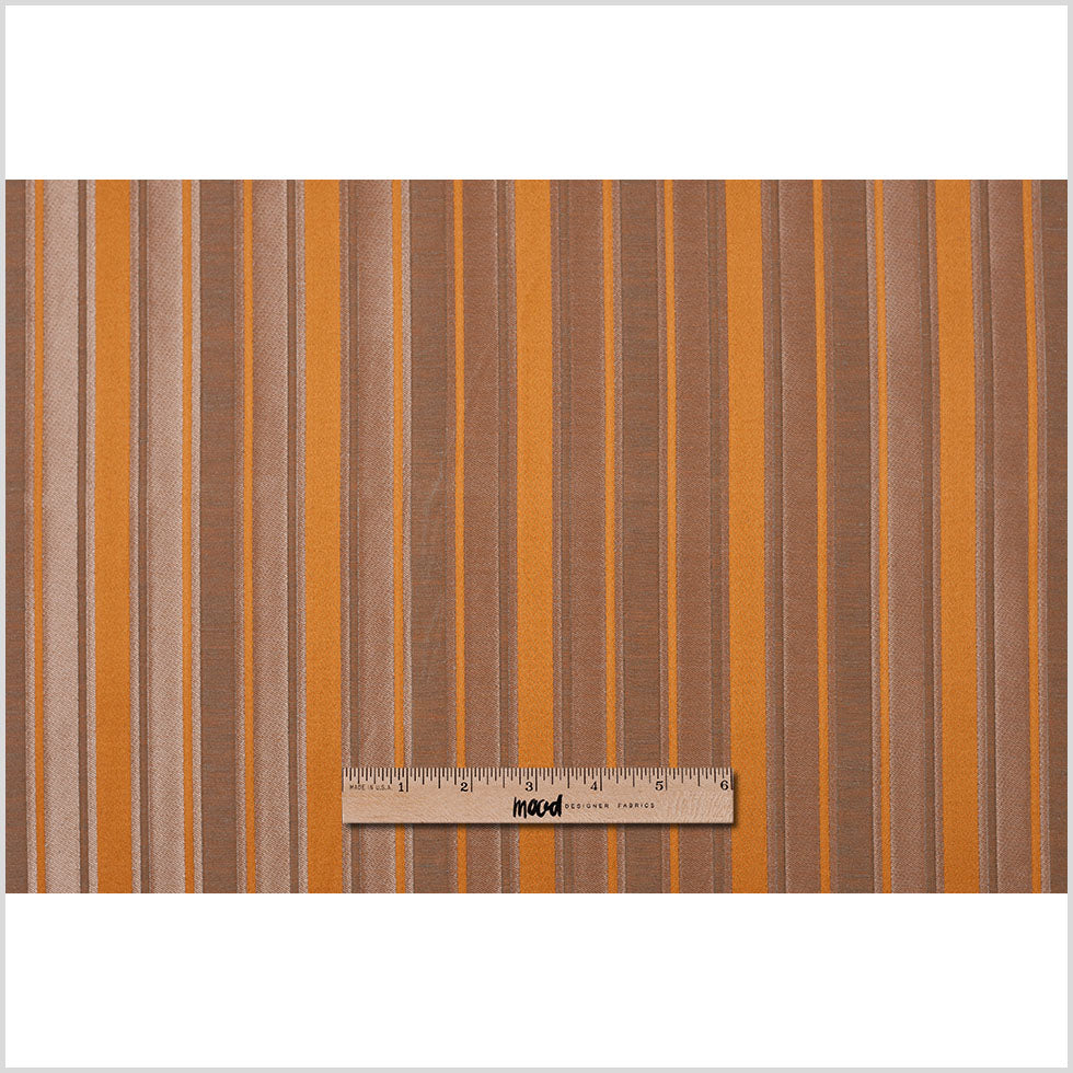 Orange Satiny Textured Poly Stripes - Full Orange Satiny Textured Poly Stripes - Full