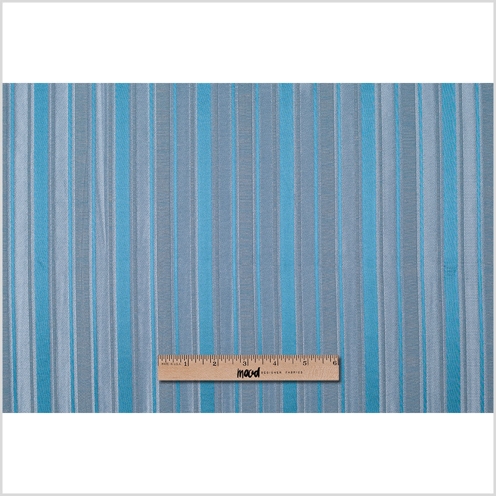 Blue Satiny Textured Poly Stripes Full Blue Satiny Textured Poly Stripes Full