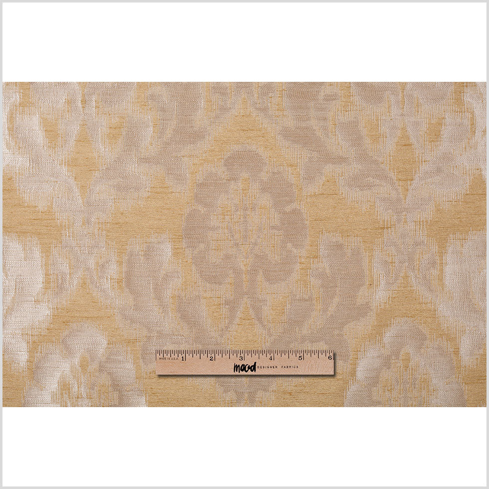 Gold Lightweight "Rorschach Test" Poly Jacquard Full Gold Lightweight "Rorschach Test" Poly Jacquard Full