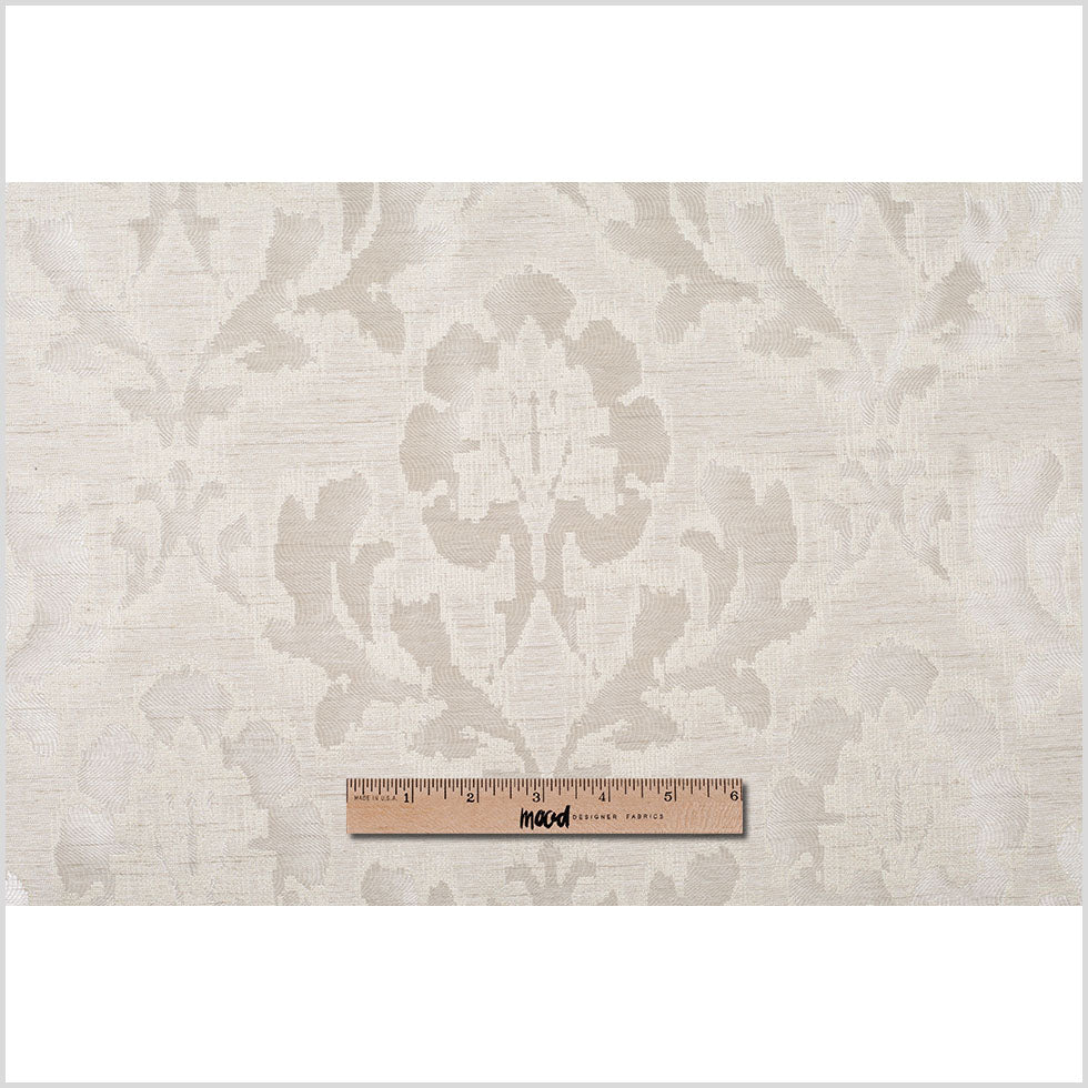 Ivory Lightweight "Rorschach Test" Poly Jacquard Full Ivory Lightweight "Rorschach Test" Poly Jacquard Full