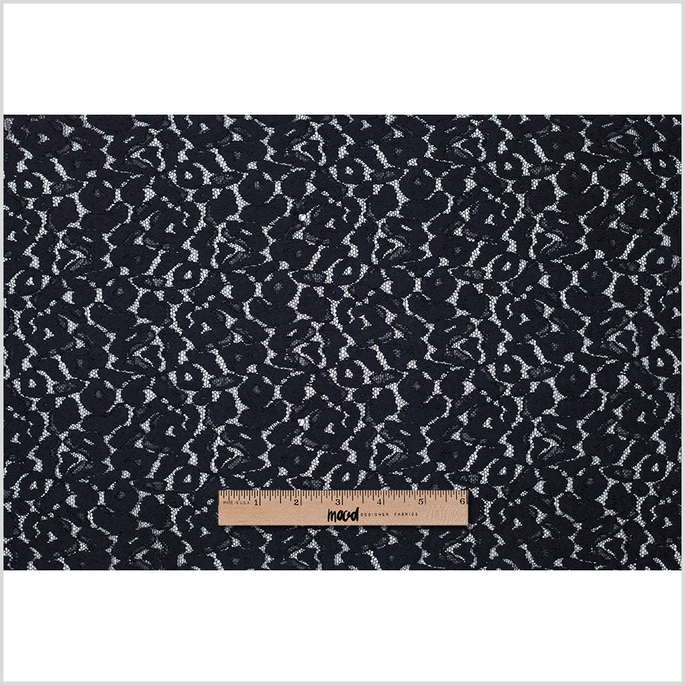 NYC Designer Black Midweight Cotton Lace Full NYC Designer Black Midweight Cotton Lace Full