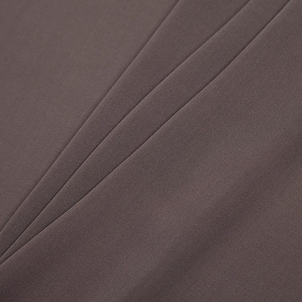 Theory Warm Bronze Silk Stretch Georgette - Folded Theory Warm Bronze Silk Stretch Georgette - Folded