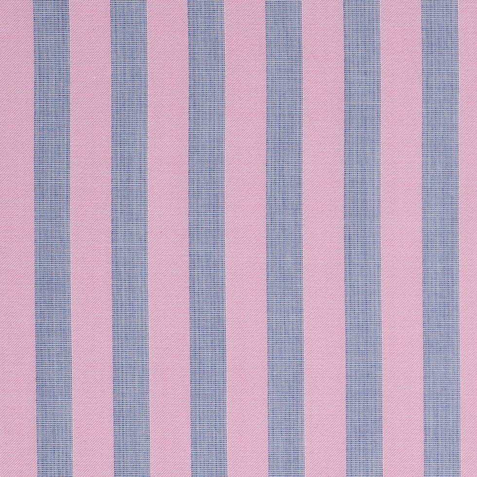 Sea Pink Striped Cotton Shirting Detail Sea Pink Striped Cotton Shirting Detail