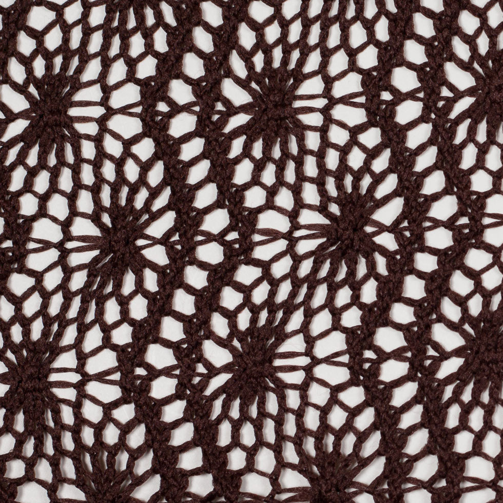 Polyester Lace - French Roast Detail Polyester Lace - French Roast Detail