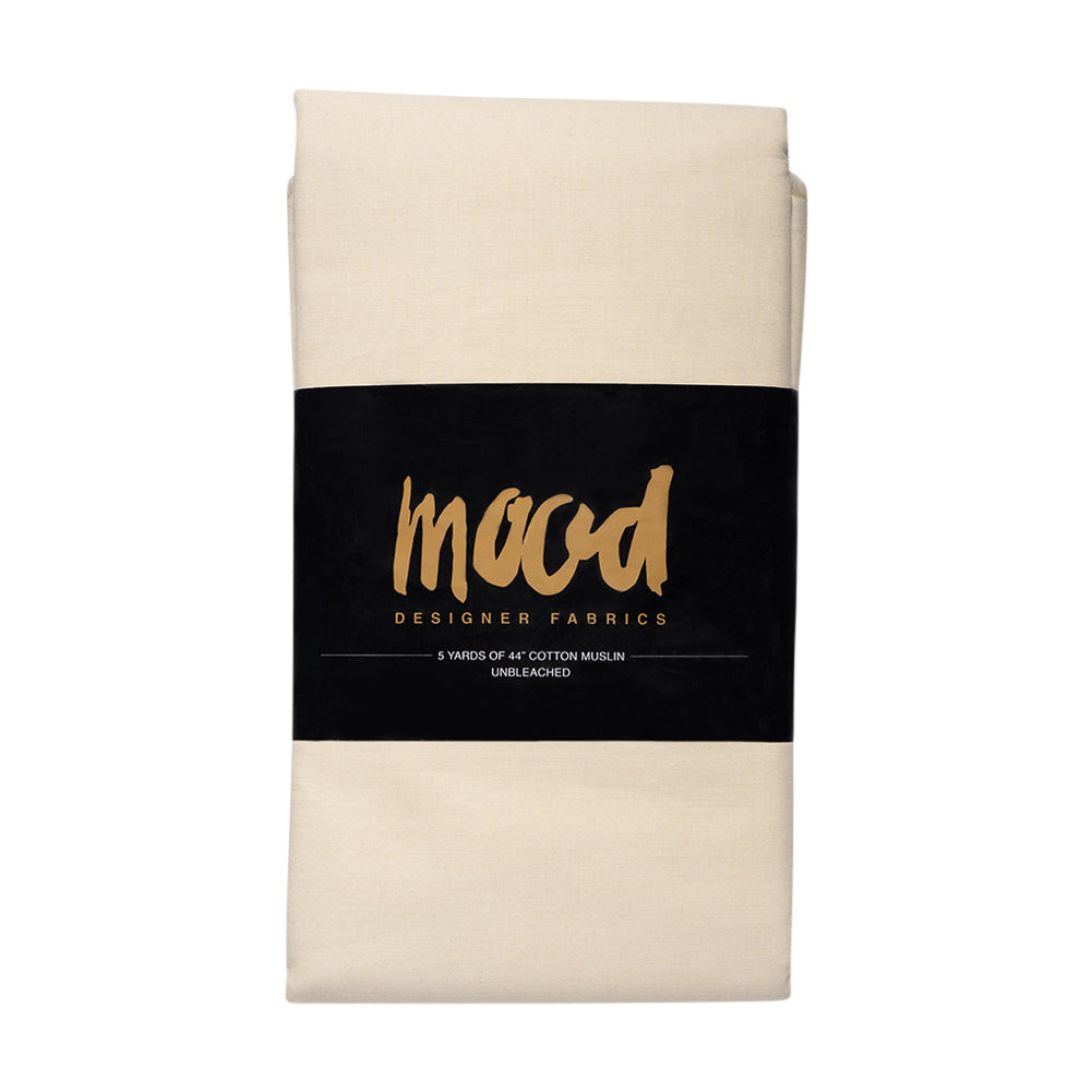 Cotton Muslin 5 yard Bundle - Unbleached 44"