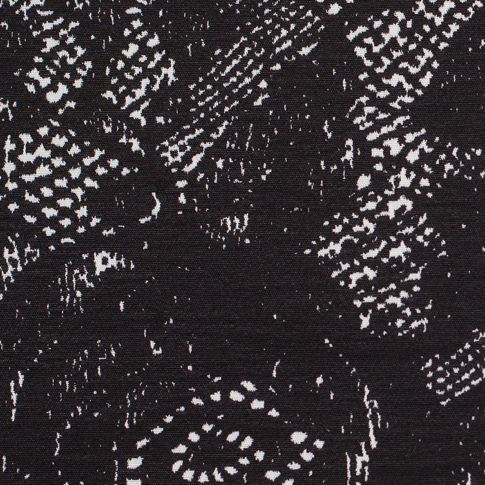 Black and White Abstract Wrinkled Polyester Woven - Detail Black and White Abstract Wrinkled Polyester Woven - Detail