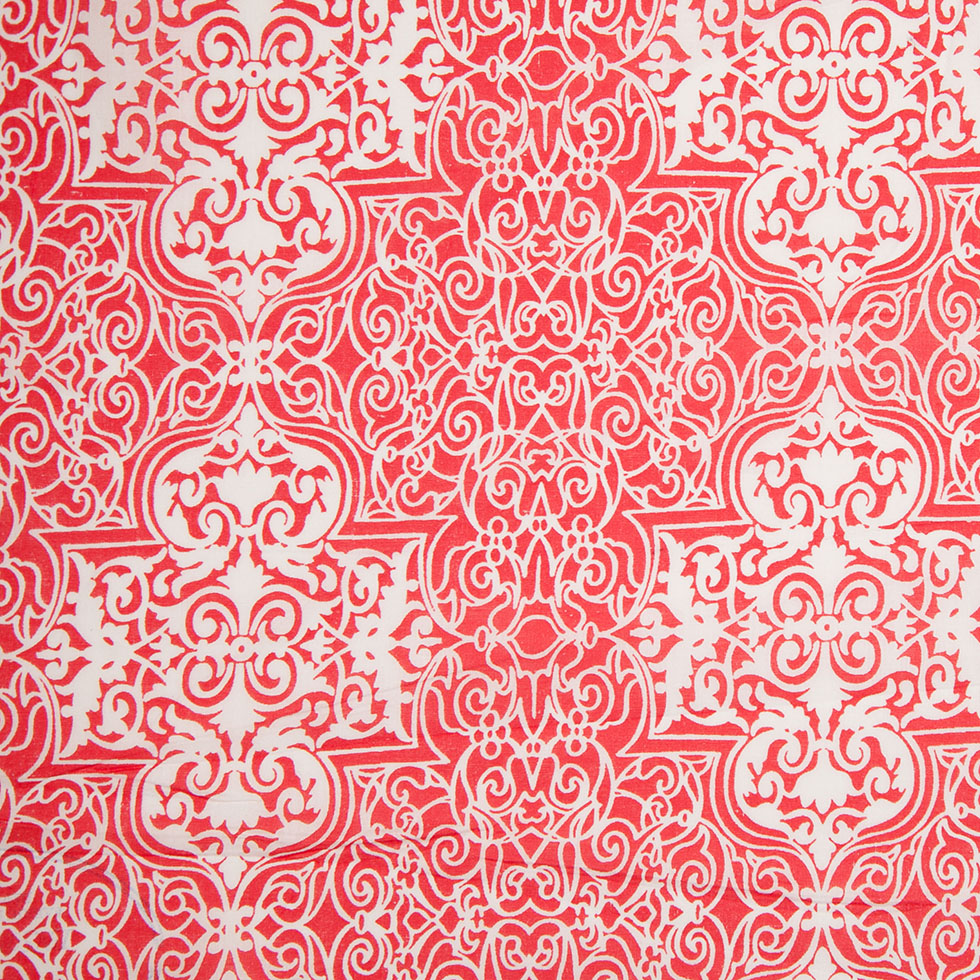 High Rish Red Printed Cotton Woven High Rish Red Printed Cotton Woven