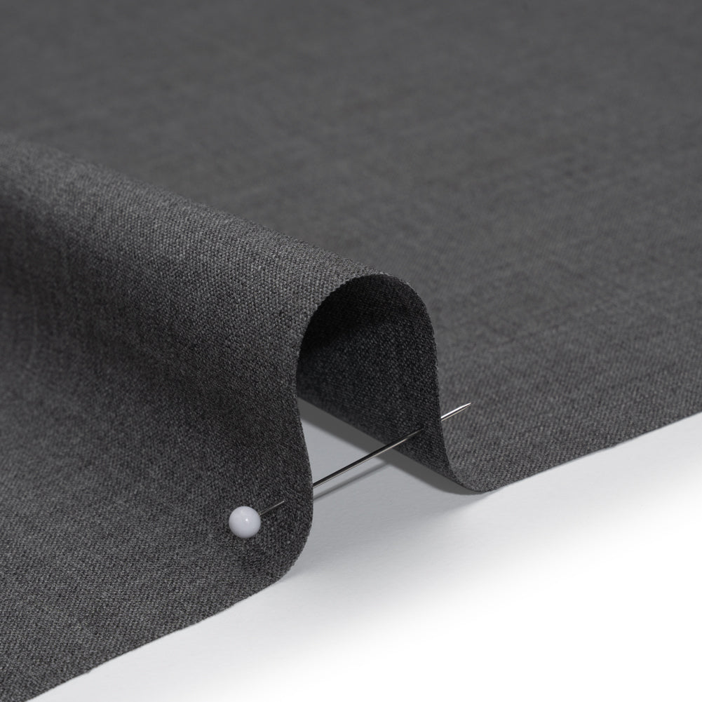 Italian Light Gray Wool-Spandex Suiting Detail Italian Light Gray Wool-Spandex Suiting Detail