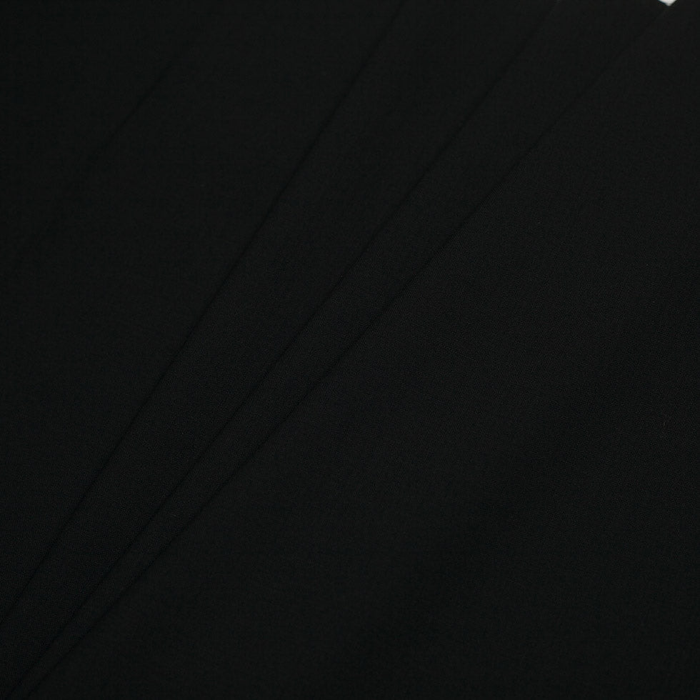 Italian Black Wool-Spandex Suiting - Detail Italian Black Wool-Spandex Suiting - Detail