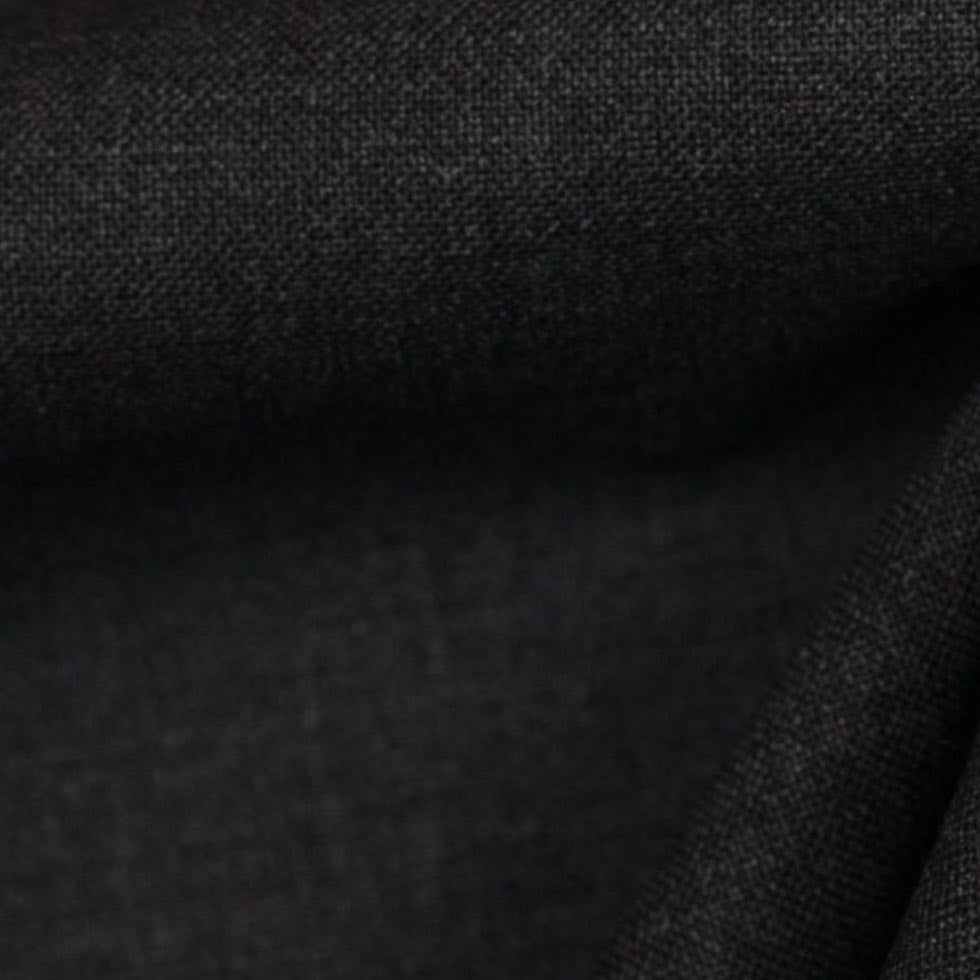 Italian Dark Gray Wool-Spandex Suiting - Detail Italian Dark Gray Wool-Spandex Suiting - Detail