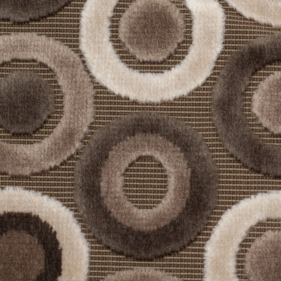 Gray/Beige Geometric Velvet Detail Gray/Beige Geometric Velvet Detail