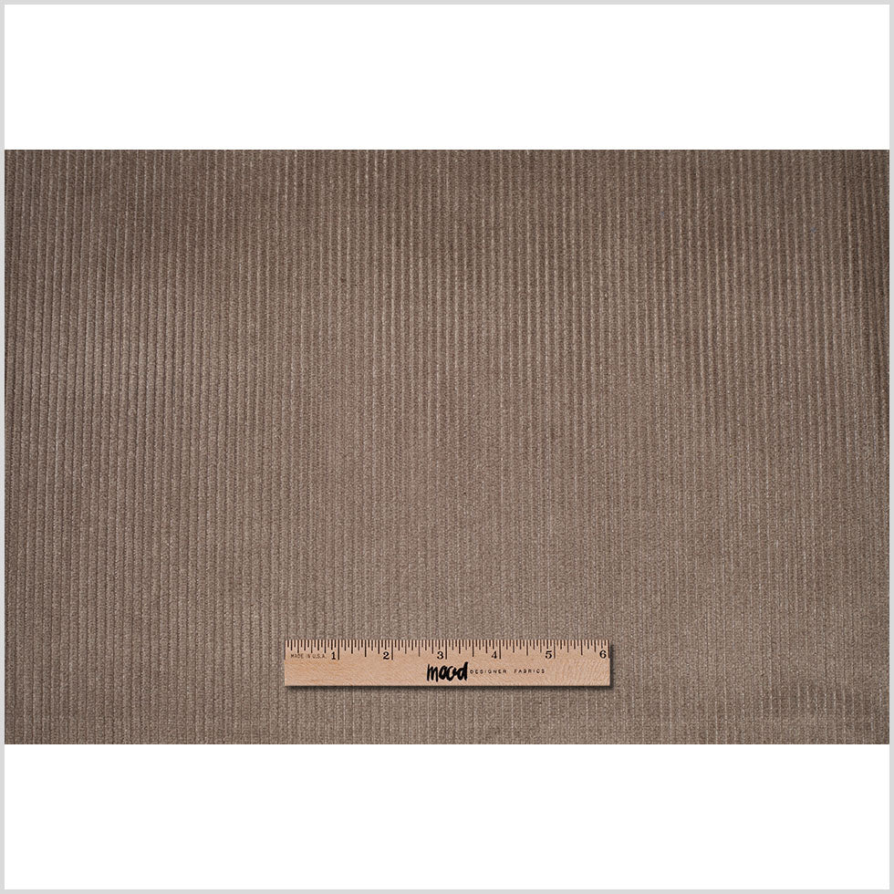 Turkish Gray Ribbed Velvet - Full Turkish Gray Ribbed Velvet - Full