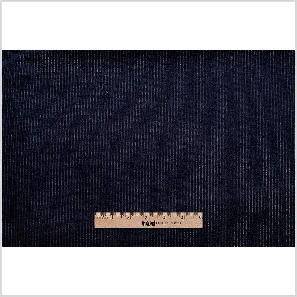 Navy Ribbed Velvet Full Navy Ribbed Velvet Full