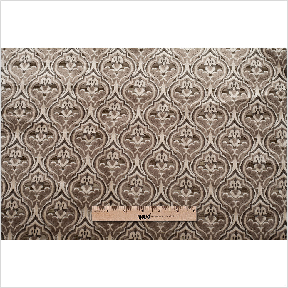 Turkish Gray/Beige Classical Velvet - Full Turkish Gray/Beige Classical Velvet - Full