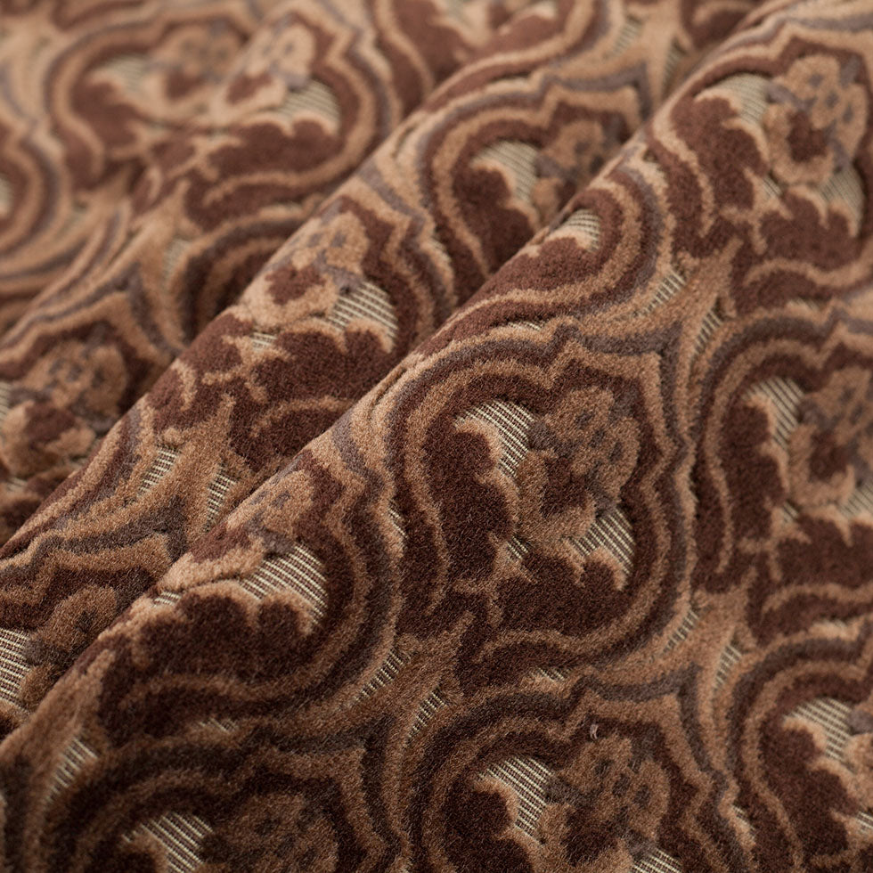 Brown Classical Velvet Folded Brown Classical Velvet Folded