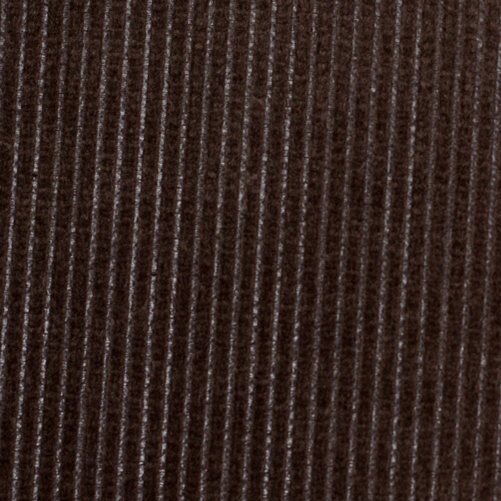 Turkish Brown Ribbed Velvet - Detail Turkish Brown Ribbed Velvet - Detail