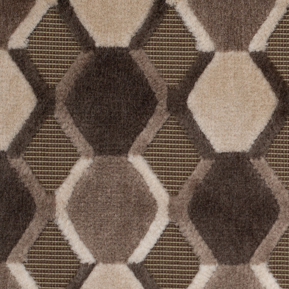 Gray/White Geometric Velvet Detail Gray/White Geometric Velvet Detail