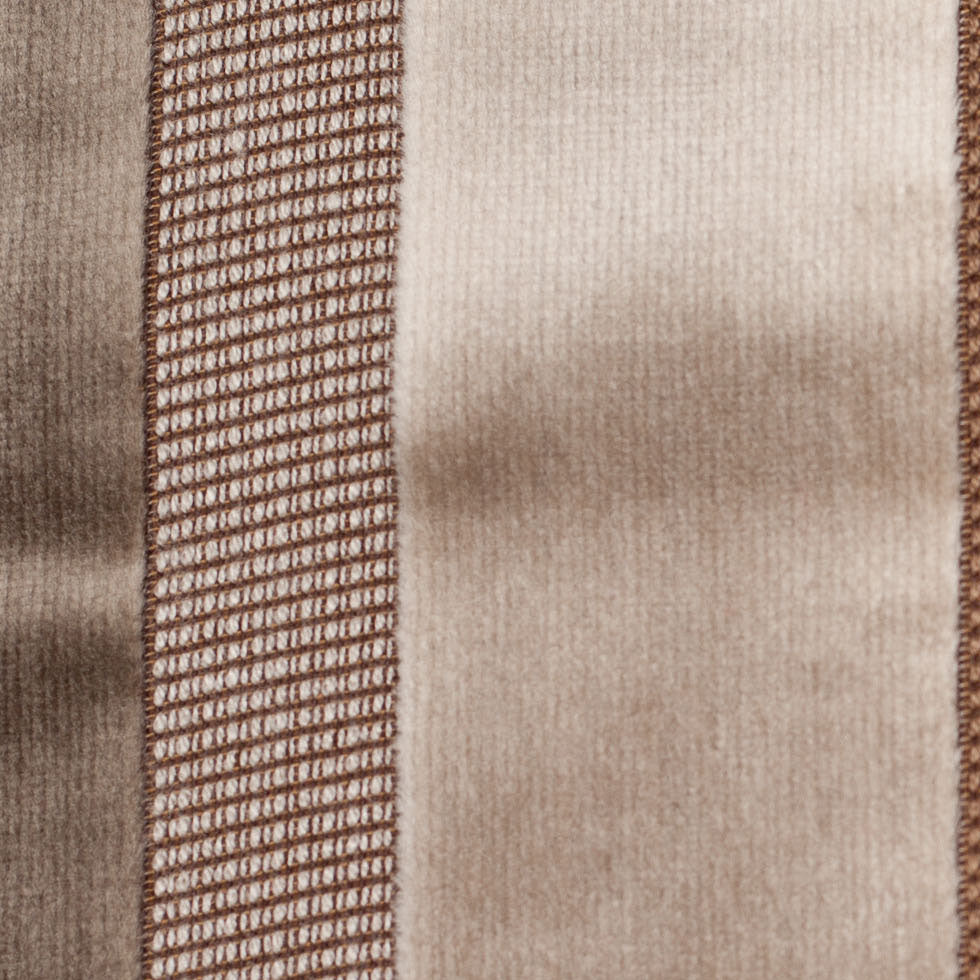 Brown/Gray Striped Velvet Detail Brown/Gray Striped Velvet Detail