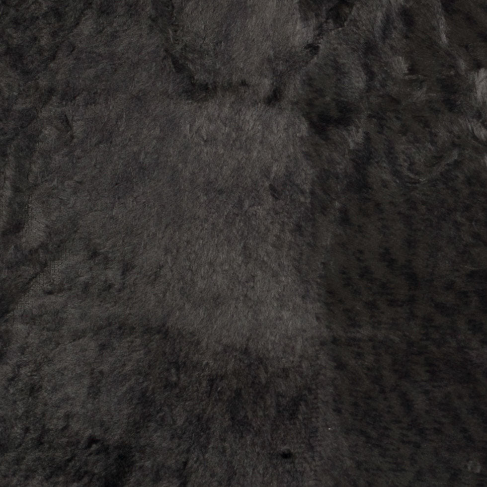 Charcoal Printed Faux Pony Hair Detail Charcoal Printed Faux Pony Hair Detail