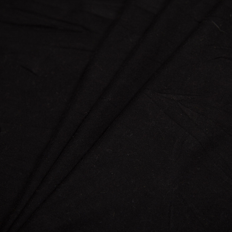 Black Cotton-Viscose Jersey Folded Black Cotton-Viscose Jersey Folded