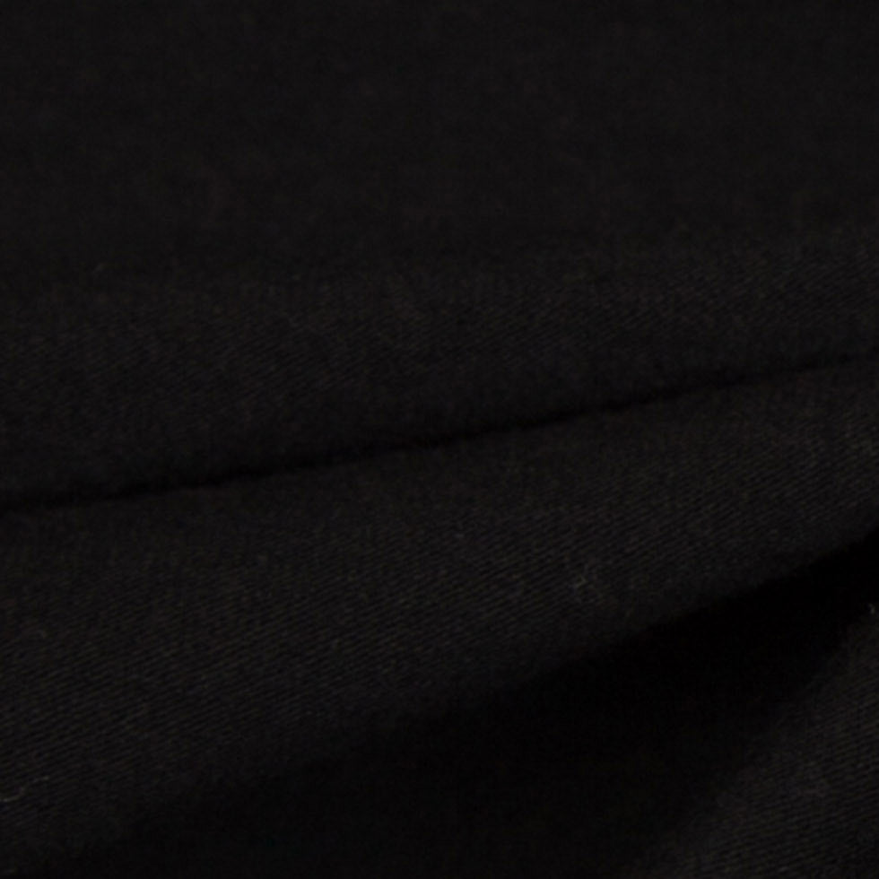 Black Cotton-Viscose Jersey Detail Black Cotton-Viscose Jersey Detail