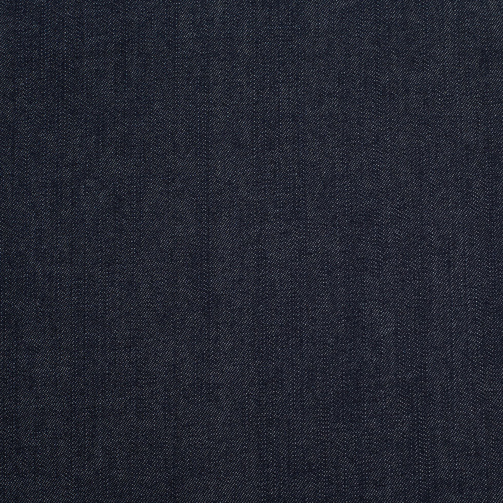 Midnight Blue Cotton Denim Midnight Blue Cotton Denim