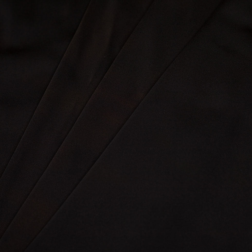Black Acetate-Nylon-Lycra Satin Twill Folded Black Acetate-Nylon-Lycra Satin Twill Folded